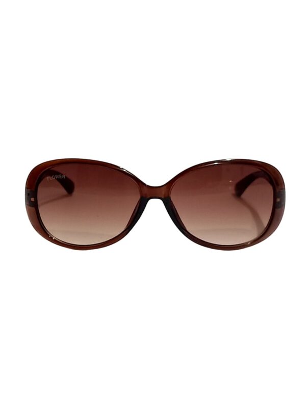 Brown Butterfly Sunglasses light Grey  For Women