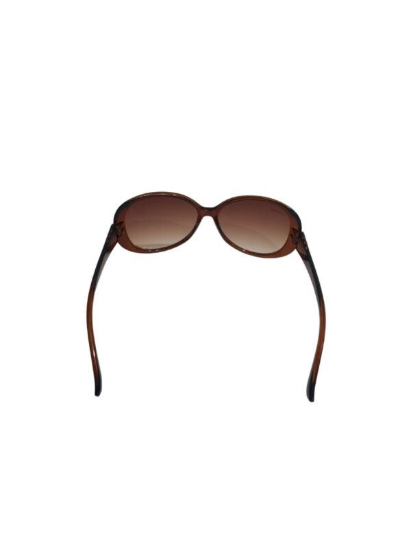 Brown Butterfly Sunglasses light Grey  For Women - Image 2