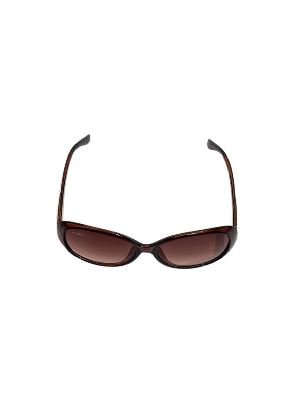Brown Butterfly Sunglasses light Grey  For Women - Image 4